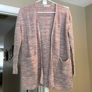 Madewell open front multicolored cardigan
